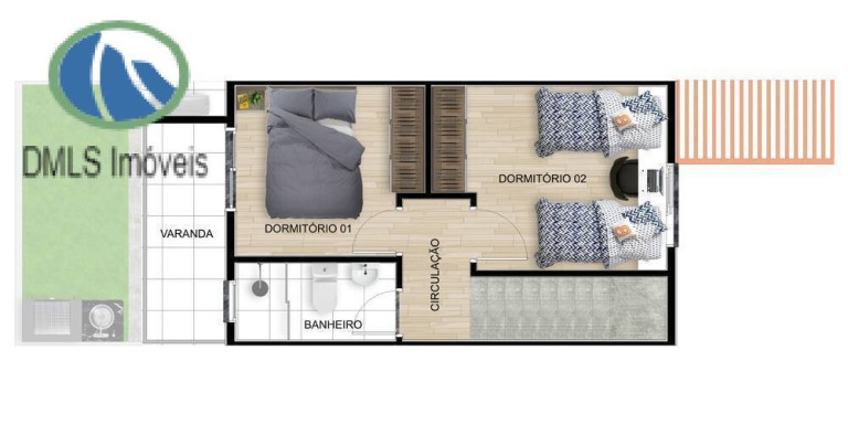 Imagem Casa com 2 Quartos à Venda, 60 m² em Jardim Sandra - Cotia Imagem Casa com 2 Quartos à Venda, 60 m² em Jardim Sandra - Cotia