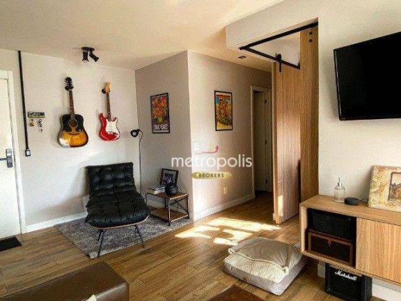 Apartamento com 3 Quartos à Venda, 70 m² em Jardim - Santo André
