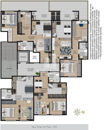 Imagem Apartamento com 2 Quartos à Venda, 61 m² em Centro - Caxias Do Sul Imagem Apartamento com 2 Quartos à Venda, 61 m² em Centro - Caxias Do Sul
