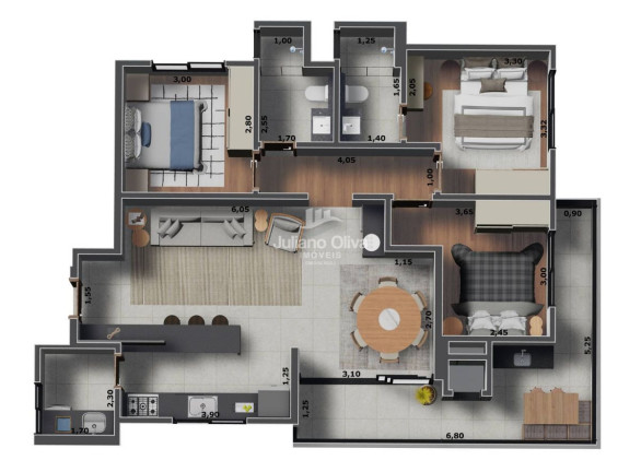Imagem Apartamento com 3 Quartos à Venda, 94 m² em Brasilia - Itapoá