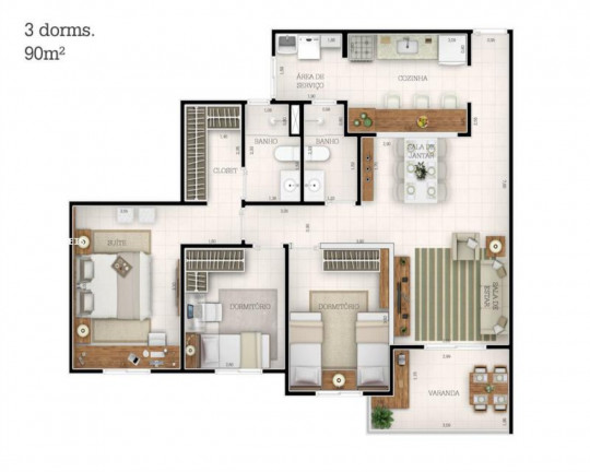 Imagem Imóvel com 2 Quartos à Venda, 78 m² em Vila Rica - Jundiaí Imagem Imóvel com 2 Quartos à Venda, 78 m² em Vila Rica - Jundiaí