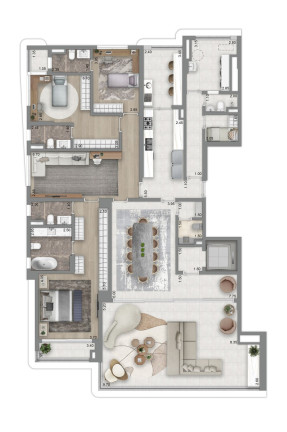 Imagem Apartamento com 4 Quartos à Venda, 259 m² em Perdizes - São Paulo Imagem Apartamento com 4 Quartos à Venda, 259 m² em Perdizes - São Paulo