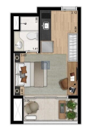 Imagem Imóvel com 1 Quarto à Venda, 25 m² em Vila Madalena - São Paulo Imagem Imóvel com 1 Quarto à Venda, 25 m² em Vila Madalena - São Paulo