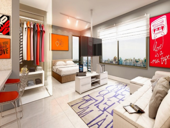 Imagem Apartamento com 1 Quarto à Venda, 41 m² em Jardim Botânico - Porto Alegre Imagem Apartamento com 1 Quarto à Venda, 41 m² em Jardim Botânico - Porto Alegre