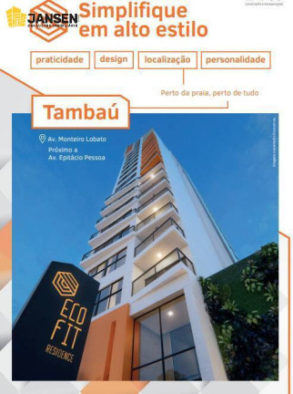 Imagem Apartamento com 2 Quartos à Venda, 57 m² em Tambaú - João Pessoa
