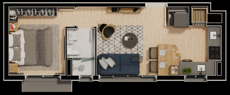 Imagem Apartamento com 1 Quarto à Venda, 34 m² em Bom Fim - Porto Alegre Imagem Apartamento com 1 Quarto à Venda, 34 m² em Bom Fim - Porto Alegre