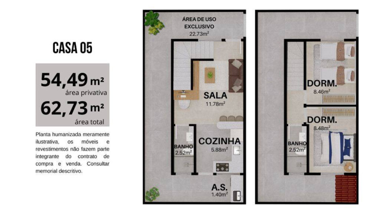 Imagem Sobrado com 2 Quartos à Venda, 54 m² em Balneário Jóia - Praia Grande Imagem Sobrado com 2 Quartos à Venda, 54 m² em Balneário Jóia - Praia Grande