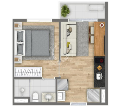 Imagem Apartamento com 1 Quarto à Venda, 26 m² em Campo Belo - São Paulo Imagem Apartamento com 1 Quarto à Venda, 26 m² em Campo Belo - São Paulo