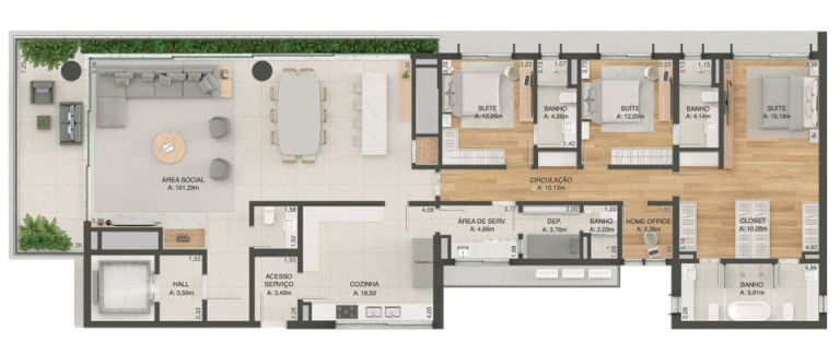 Imagem Apartamento com 3 Quartos à Venda, 314 m² em Bela Vista - Porto Alegre Imagem Apartamento com 3 Quartos à Venda, 314 m² em Bela Vista - Porto Alegre