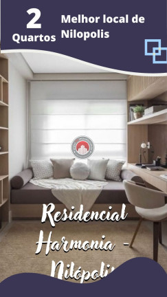 Apartamento com 2 Quartos à Venda, 46 m² em Centro - Nilopolis