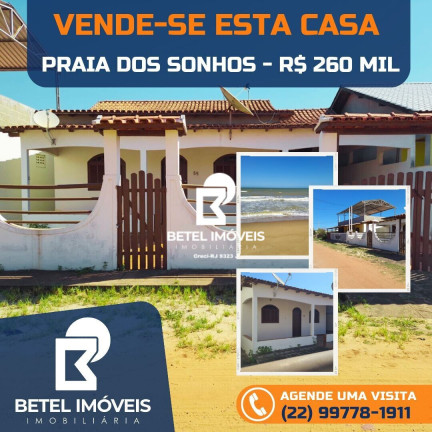 Imagem Casa com 3 Quartos à Venda, 360 m² em Praia Dos Sonhos - São Francisco De Itabapoana Imagem Casa com 3 Quartos à Venda, 360 m² em Praia Dos Sonhos - São Francisco De Itabapoana