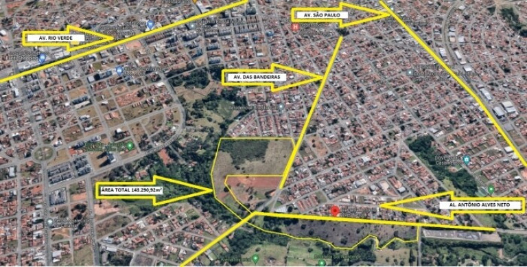 Imagem Terreno à Venda, 143.291 m² em Jardim Maria Inês - Aparecida De Goiânia Imagem Terreno à Venda, 143.291 m² em Jardim Maria Inês - Aparecida De Goiânia