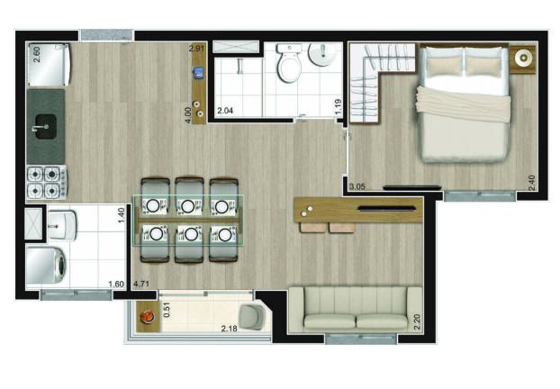 Imagem Apartamento com 2 Quartos à Venda, 38 m² em Jardim Mirante - São Paulo Imagem Apartamento com 2 Quartos à Venda, 38 m² em Jardim Mirante - São Paulo