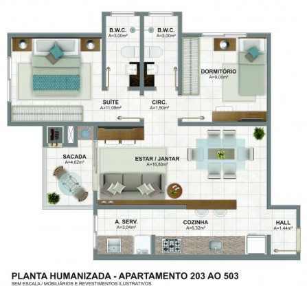 Imagem Apartamento com 3 Quartos à Venda, 69 m² Imagem Apartamento com 3 Quartos à Venda, 69 m²