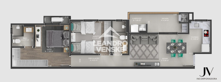 Imagem Apartamento com 2 Quartos à Venda, 63 m² em Costa E Silva - Joinville Imagem Apartamento com 2 Quartos à Venda, 63 m² em Costa E Silva - Joinville