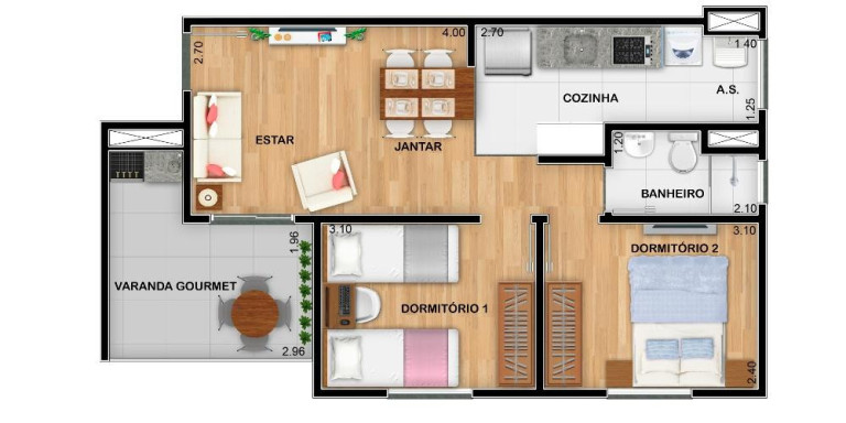 Imagem Apartamento com 2 Quartos à Venda, 49 m² em Viva Verde - Programa Casa Verde Amarela - Vargem Grande Paulista Imagem Apartamento com 2 Quartos à Venda, 49 m² em Viva Verde - Programa Casa Verde Amarela - Vargem Grande Paulista
