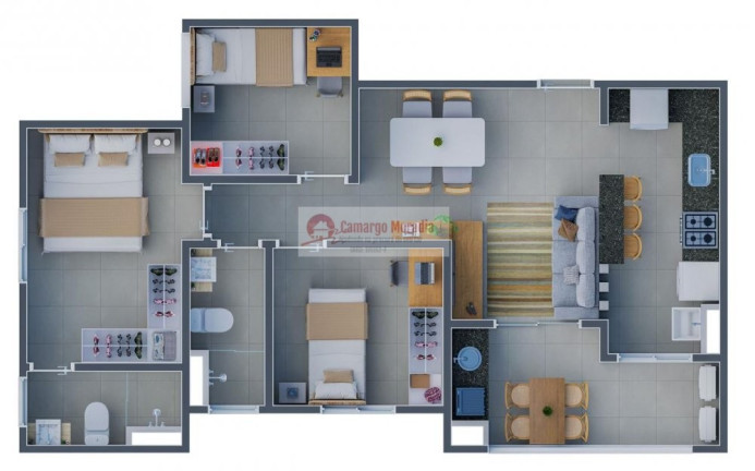 Imagem Apartamento com 3 Quartos à Venda, 67 m² em Jardim Imperador - Suzano Imagem Apartamento com 3 Quartos à Venda, 67 m² em Jardim Imperador - Suzano