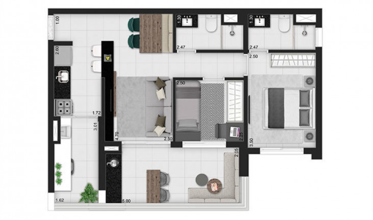 Imagem Imóvel com 2 Quartos à Venda, 68 m² em Perdizes - São Paulo Imagem Imóvel com 2 Quartos à Venda, 68 m² em Perdizes - São Paulo