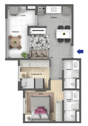 Imagem Apartamento com 2 Quartos à Venda, 37 m² em Campo Limpo - São Paulo Imagem Apartamento com 2 Quartos à Venda, 37 m² em Campo Limpo - São Paulo