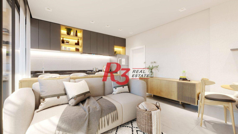 Imagem Apartamento com 2 Quartos à Venda, 65 m² em Ponta Da Praia - Santos