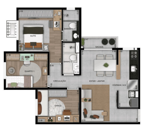 Imagem Apartamento com 2 Quartos à Venda, 42 m² em Jardim Ipê - Goiânia Imagem Apartamento com 2 Quartos à Venda, 42 m² em Jardim Ipê - Goiânia