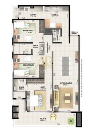 Imagem Apartamento com 2 Quartos à Venda, 124 m² em Centro - Palhoça Imagem Apartamento com 2 Quartos à Venda, 124 m² em Centro - Palhoça