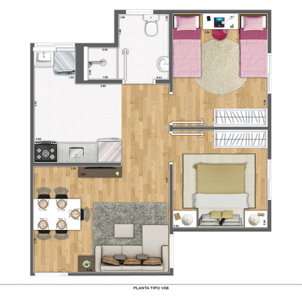 Imagem Apartamento com 2 Quartos à Venda, 51 m² em Jardim Roseira - Campinas Imagem Apartamento com 2 Quartos à Venda, 51 m² em Jardim Roseira - Campinas