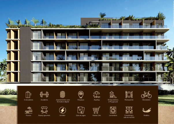 Imagem Apartamento com 1 Quarto à Venda, 23 m² em Jardim Oceania - João Pessoa