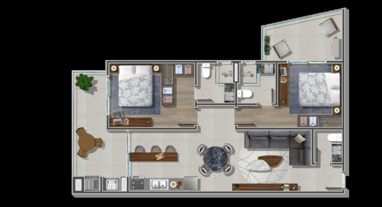 Imagem Imóvel com 2 Quartos à Venda, 83 m² em Fazenda - Itajaí Imagem Imóvel com 2 Quartos à Venda, 83 m² em Fazenda - Itajaí