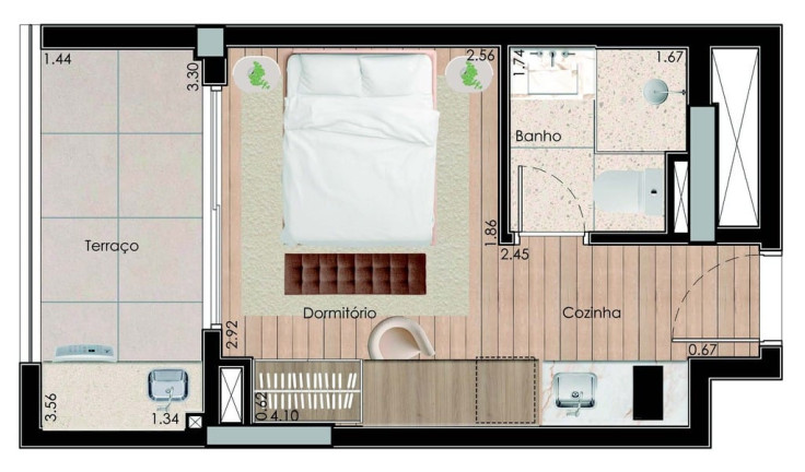 Imagem Imóvel com 1 Quarto à Venda, 31 m² em Saúde - São Paulo