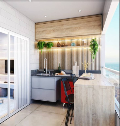 Imagem Apartamento com 2 Quartos à Venda, 68 m² em Guilhermina - Praia Grande