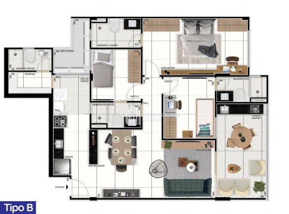 Imagem Apartamento com 3 Quartos à Venda, 92 m² em Recanto Das Palmeiras - Teresina Imagem Apartamento com 3 Quartos à Venda, 92 m² em Recanto Das Palmeiras - Teresina