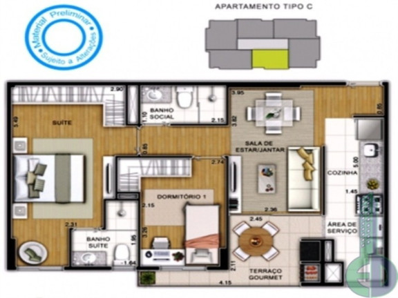 Imagem Imóvel com 2 Quartos à Venda, 60 m² em Santa Paula - São Caetano Do Sul Imagem Imóvel com 2 Quartos à Venda, 60 m² em Santa Paula - São Caetano Do Sul