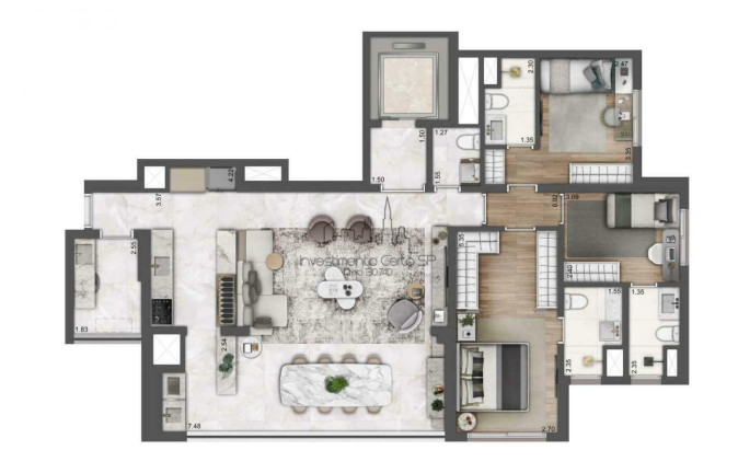 Imagem Apartamento com 3 Quartos à Venda, 122 m² em Vila Mariana - São Paulo Imagem Apartamento com 3 Quartos à Venda, 122 m² em Vila Mariana - São Paulo