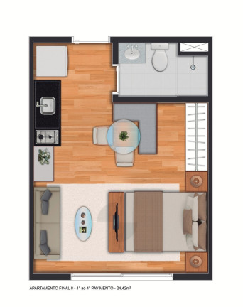 Imagem Imóvel com 1 Quarto à Venda, 30 m² em Barra Funda - São Paulo Imagem Imóvel com 1 Quarto à Venda, 30 m² em Barra Funda - São Paulo