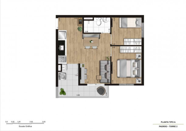 Imagem Apartamento com 2 Quartos à Venda, 41 m² em Parque Maria Helena - São Paulo Imagem Apartamento com 2 Quartos à Venda, 41 m² em Parque Maria Helena - São Paulo