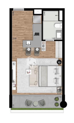 Imagem Studio com 1 Quarto à Venda, 37 m² em Pinheiros - São Paulo Imagem Studio com 1 Quarto à Venda, 37 m² em Pinheiros - São Paulo