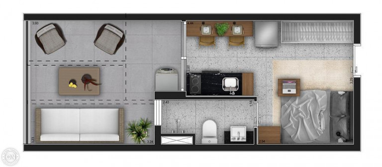 Imagem Apartamento com 1 Quarto à Venda, 43 m² em Moema - São Paulo Imagem Apartamento com 1 Quarto à Venda, 43 m² em Moema - São Paulo