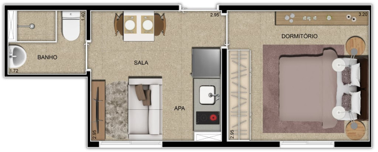 Imagem Apartamento com 2 Quartos à Venda, 34 m² em Barra Funda - São Paulo Imagem Apartamento com 2 Quartos à Venda, 34 m² em Barra Funda - São Paulo