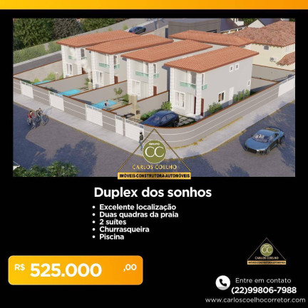 Imagem Casa à Venda, 155 m² em Jardim Peró - Cabo Frio Imagem Casa à Venda, 155 m² em Jardim Peró - Cabo Frio