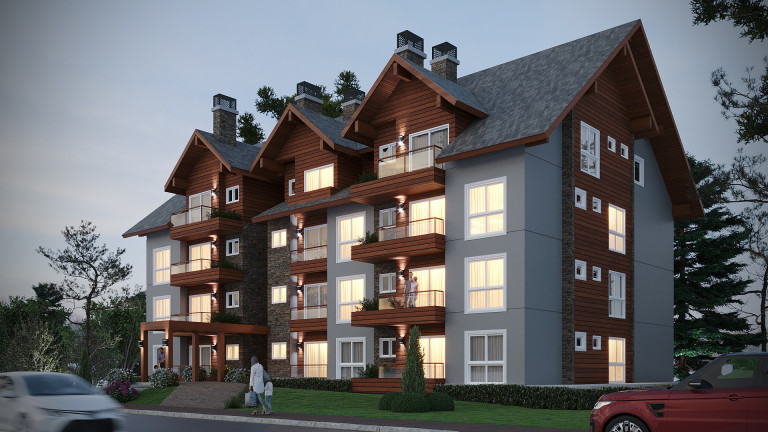 Imagem Apartamento com 2 Quartos à Venda, 77 m² em Av. Central - Gramado Imagem Apartamento com 2 Quartos à Venda, 77 m² em Av. Central - Gramado