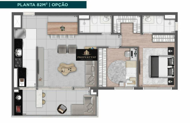 Imagem Apartamento com 3 Quartos à Venda, 82 m² em Pinheiros - São Paulo
