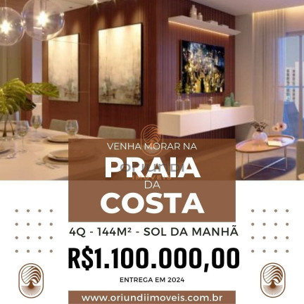 Apartamento com 4 Quartos à Venda, 144 m² em Praia Da Costa - Vila Velha