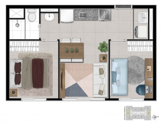 Imagem Imóvel com 2 Quartos à Venda, 56 m² em Parada Inglesa - São Paulo Imagem Imóvel com 2 Quartos à Venda, 56 m² em Parada Inglesa - São Paulo