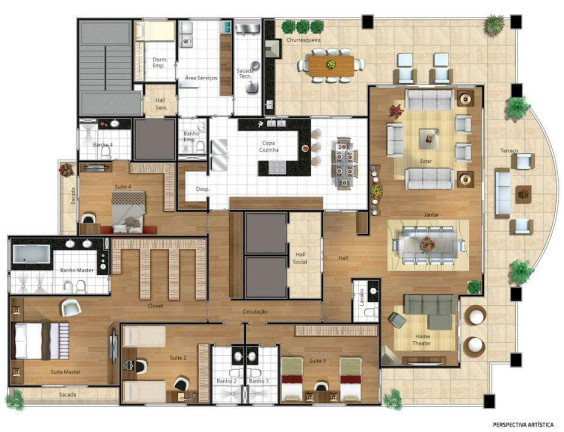 Imagem Apartamento com 4 Quartos à Venda, 410 m² em Jardim Aquarius - São José Dos Campos Imagem Apartamento com 4 Quartos à Venda, 410 m² em Jardim Aquarius - São José Dos Campos