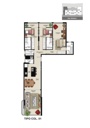 Imagem Apartamento com 3 Quartos à Venda, 113 m² em Muquiçaba - Guarapari Imagem Apartamento com 3 Quartos à Venda, 113 m² em Muquiçaba - Guarapari