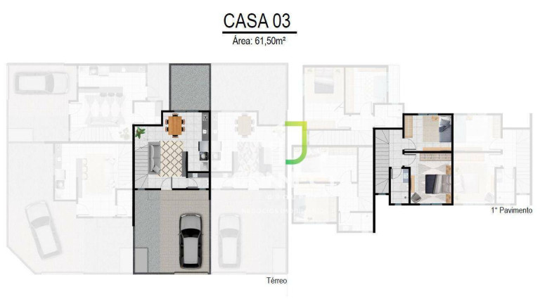 Imagem Sobrado com 2 Quartos à Venda, 62 m² em Espinheiros - Itajaí Imagem Sobrado com 2 Quartos à Venda, 62 m² em Espinheiros - Itajaí