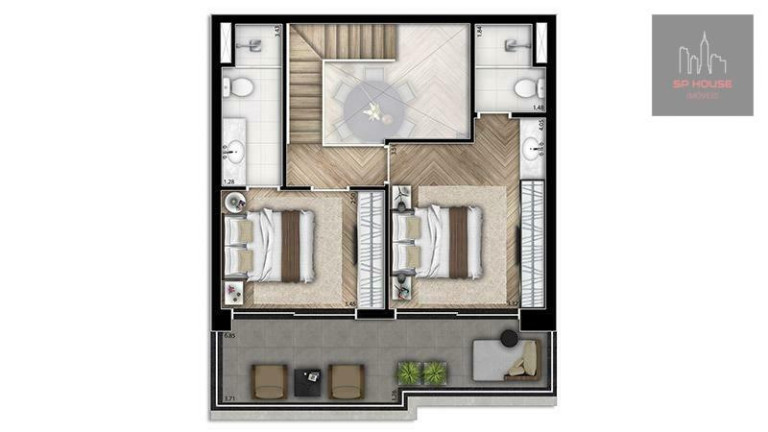 Imagem Apartamento com 2 Quartos à Venda, 108 m² em Itaim Bibi - São Paulo Imagem Apartamento com 2 Quartos à Venda, 108 m² em Itaim Bibi - São Paulo