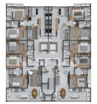 Imagem Apartamento com 2 Quartos à Venda, 70 m² em Centro - Camboriu