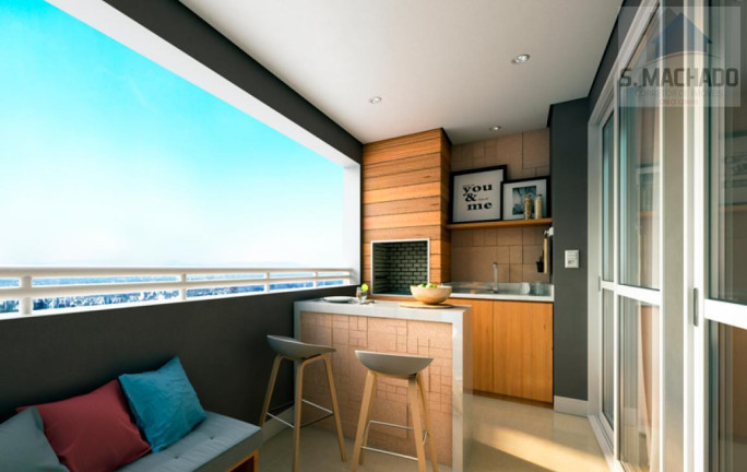 Imagem Apartamento com 2 Quartos à Venda, 65 m² em Vila Curuça - Santo André